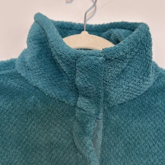 Patagonia Sherpa Fleece Synchilla Sweater M with Damaged Collar - Picture 6 of 7